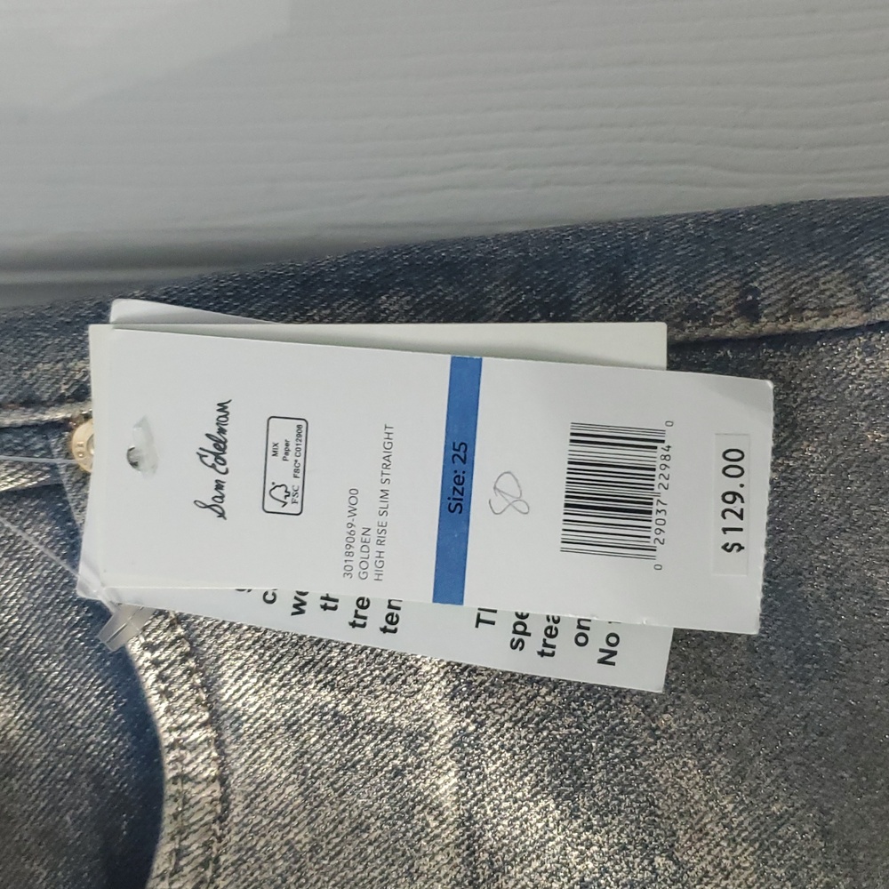 Sam Edelman High Rise Stretch Jeans - Picture 3 of 4